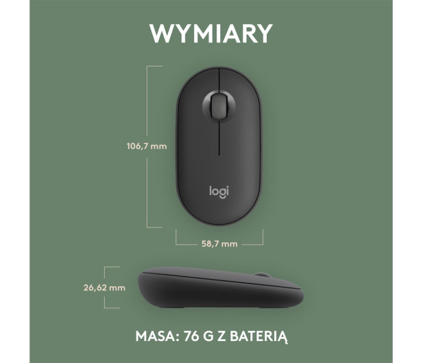 LOGITECH Bezprzewodowa M350s 910-007015 grafitowa - 1172756 - zdjęcie 13